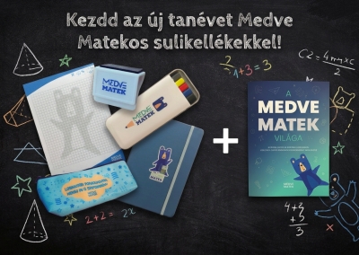 Kezdd a tanévet Medve Matekos sulikellékekkel!